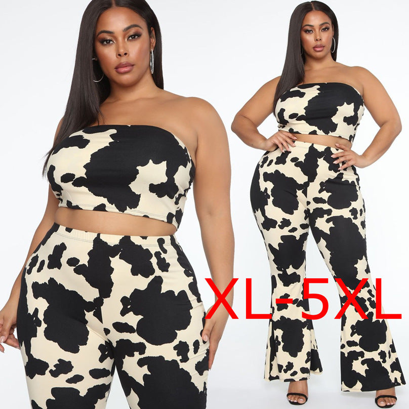 Plus Size Two-piece Suit