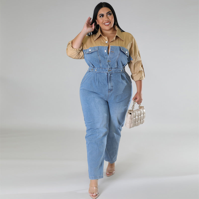 Plus Size Long Jumpsuit