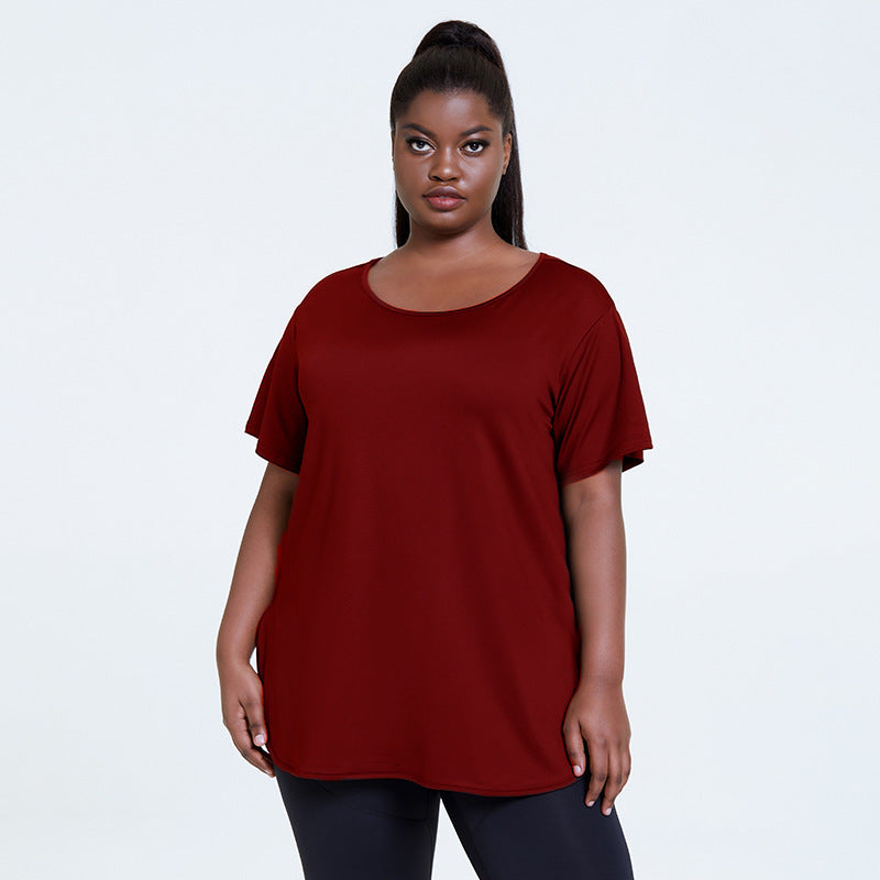 Loose Short Sleeve Blouse Top