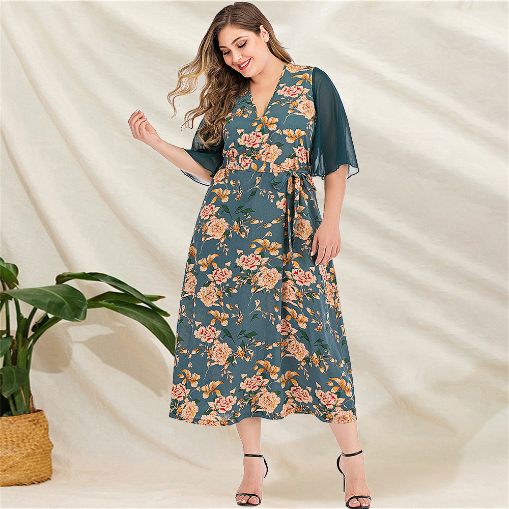 Aline Printed Dress