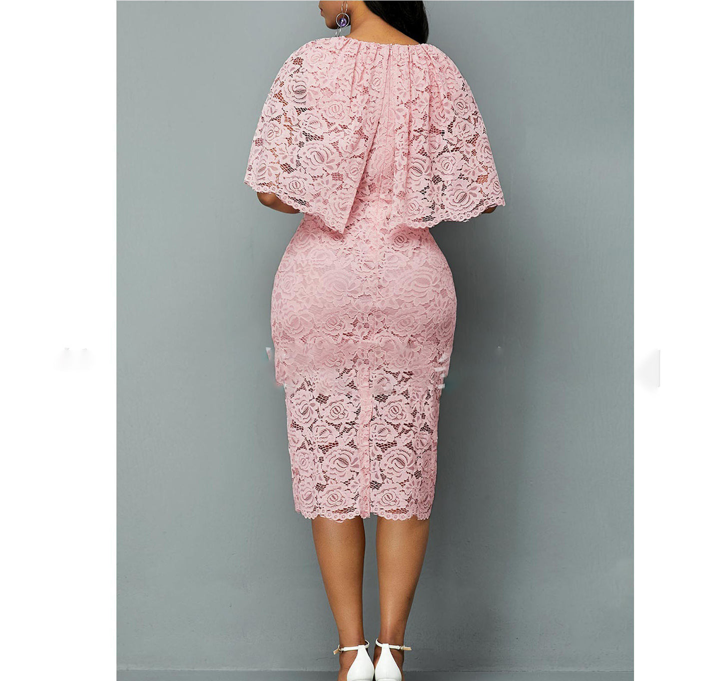 African Lace Maxi Dress