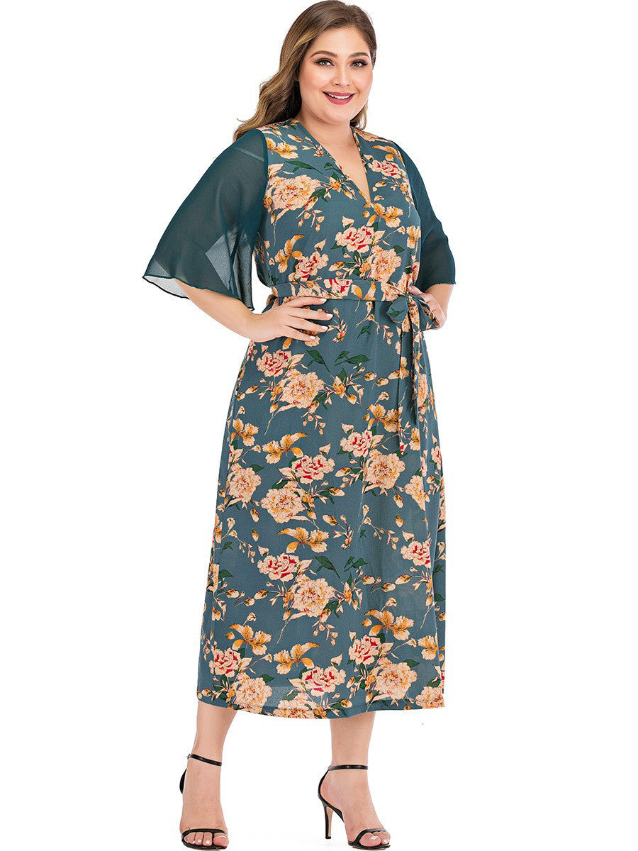 Aline Printed Dress