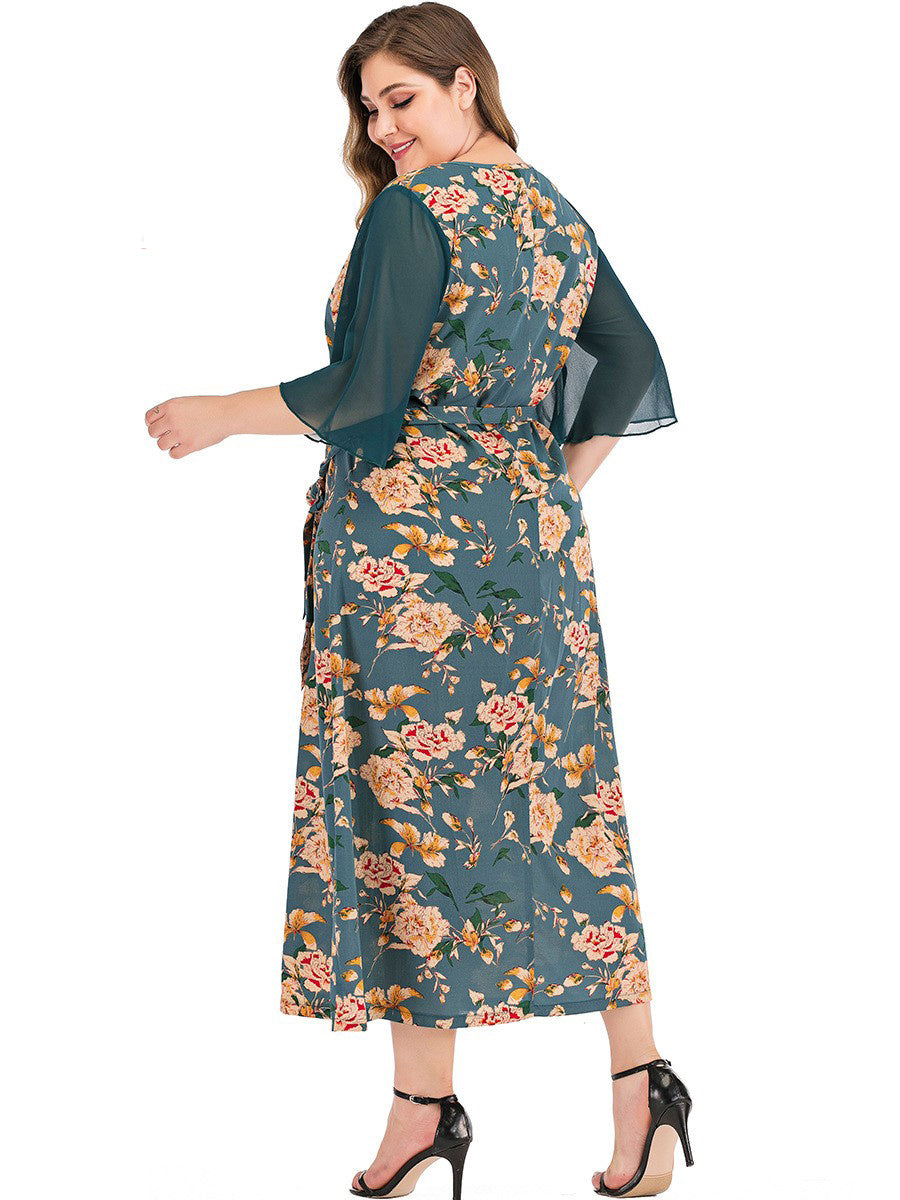 Aline Printed Dress
