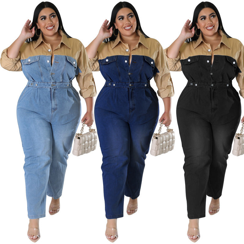 Plus Size Long Jumpsuit