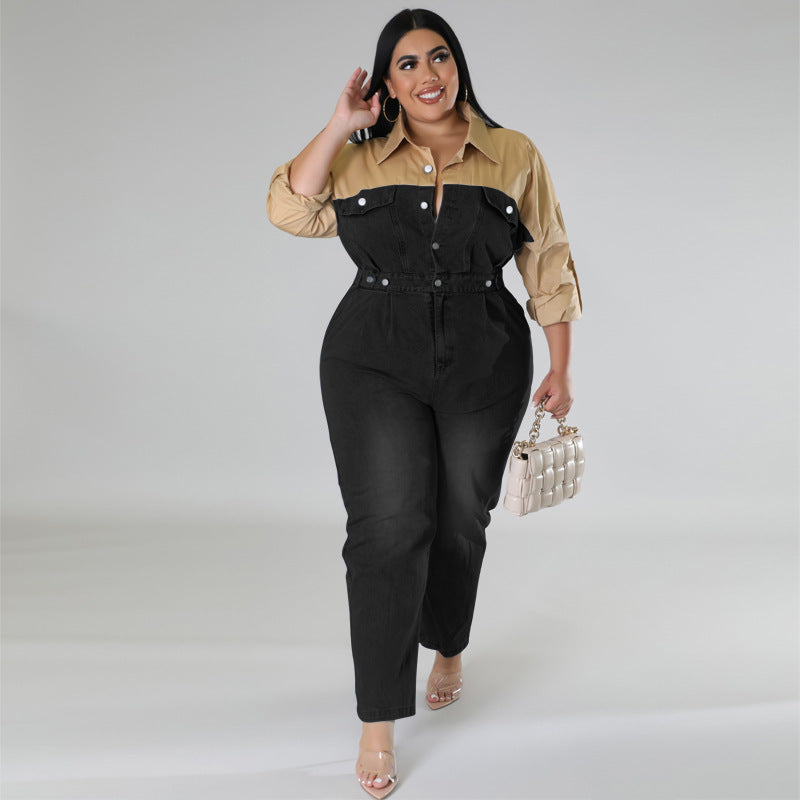 Plus Size Long Jumpsuit