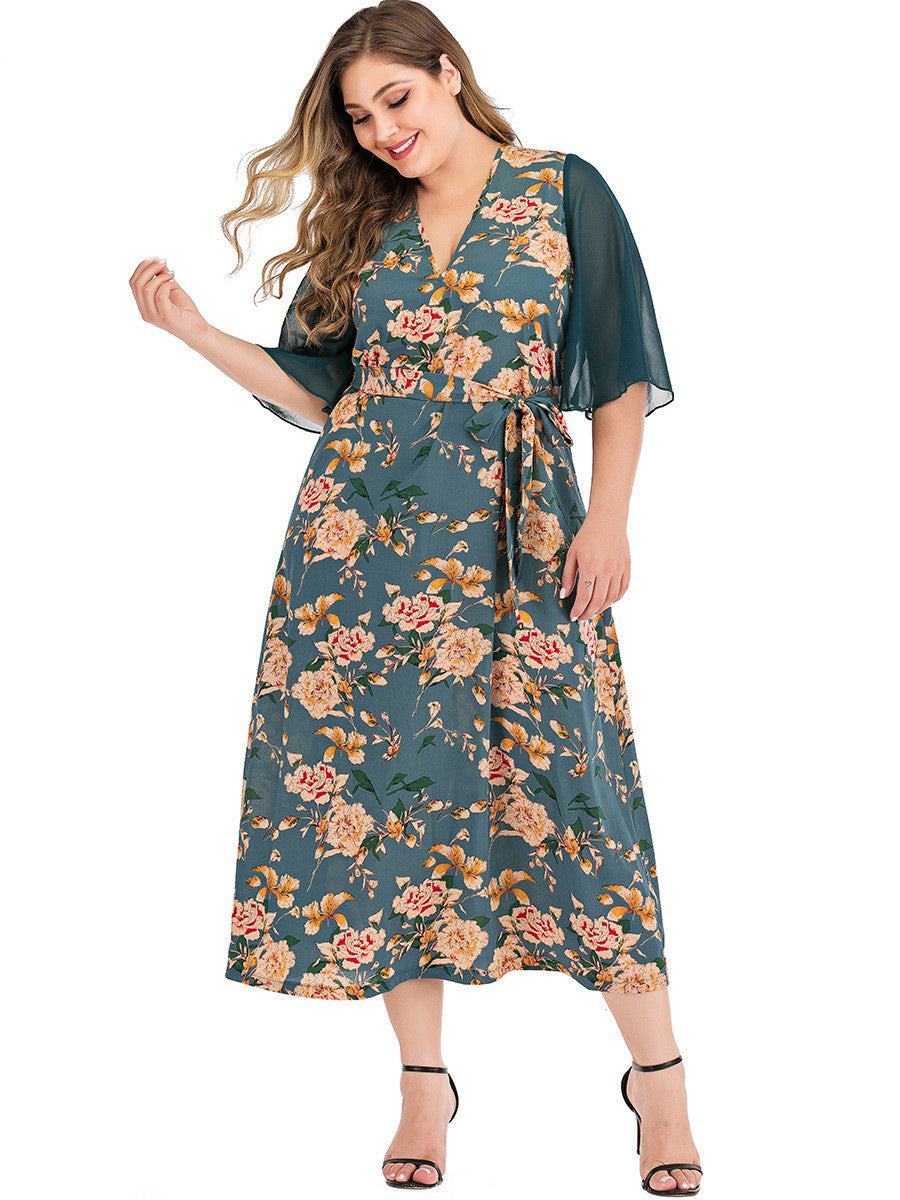Aline Printed Dress