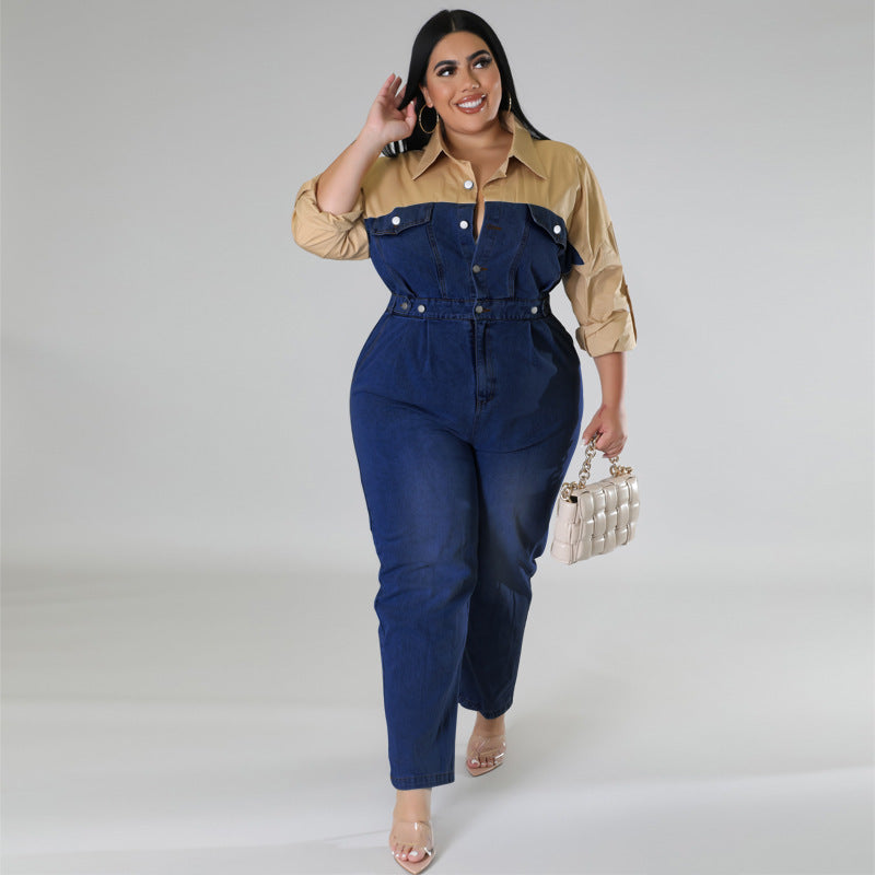 Plus Size Long Jumpsuit