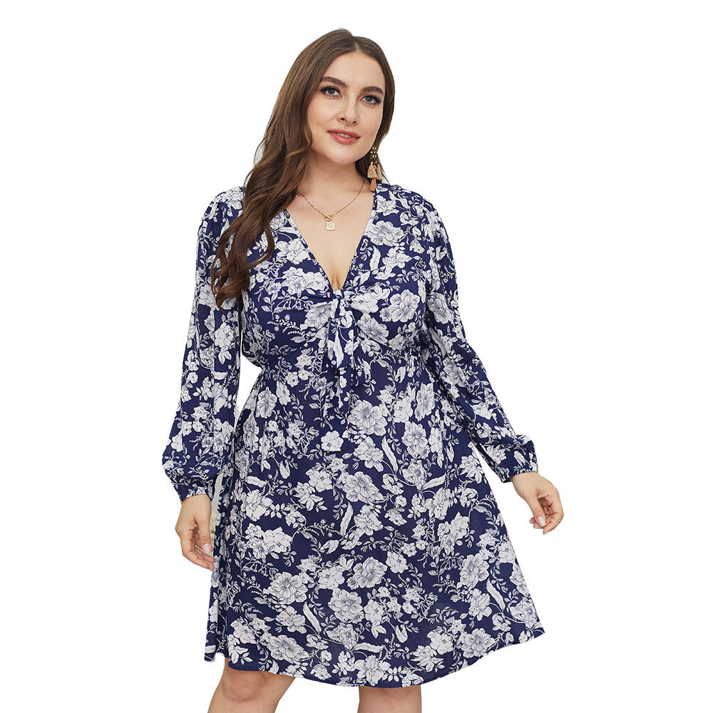 Floral Print Casual Dress