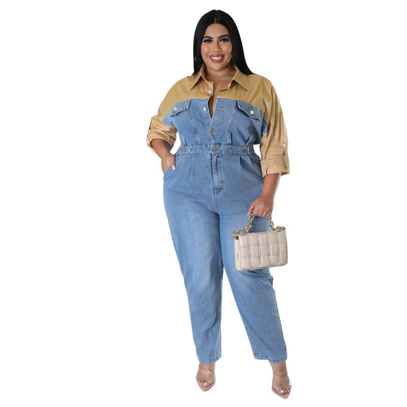 Plus Size Long Jumpsuit