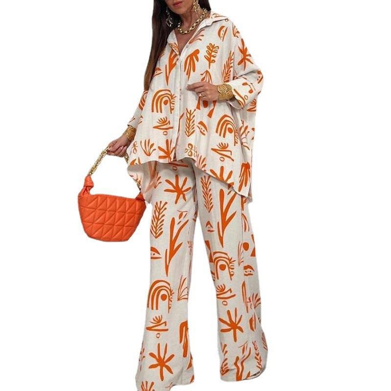 Plus Size Casual Two-piece Set