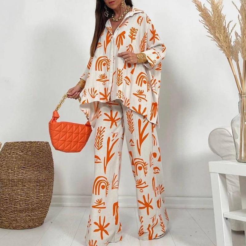Plus Size Casual Two-piece Set