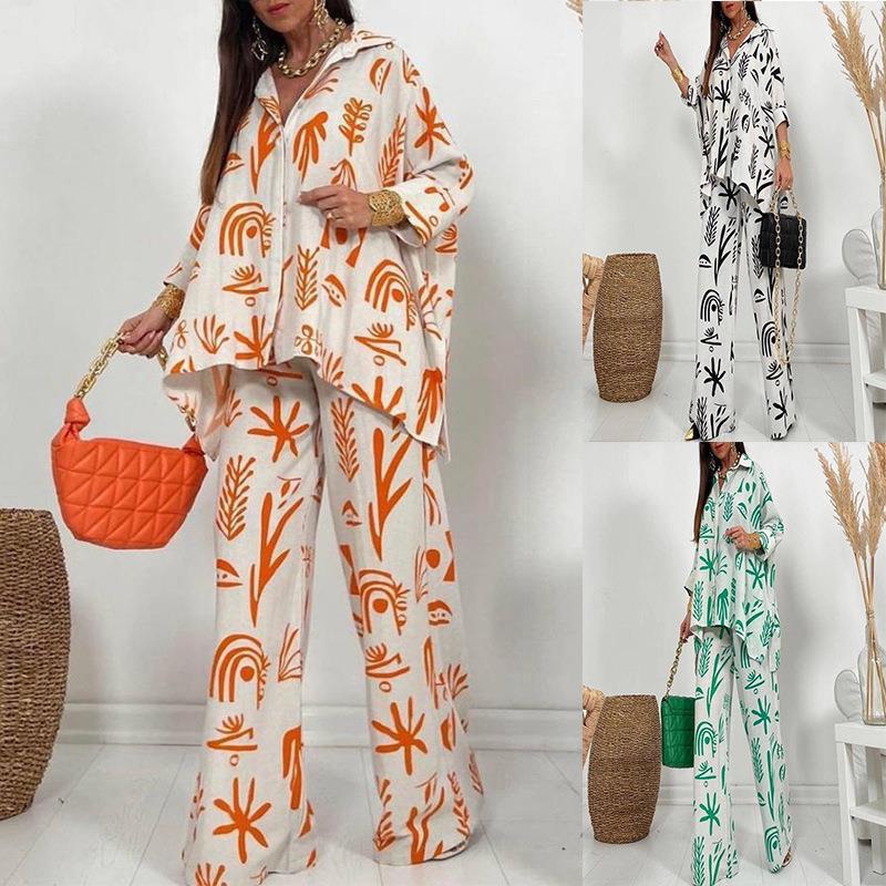 Plus Size Casual Two-piece Set