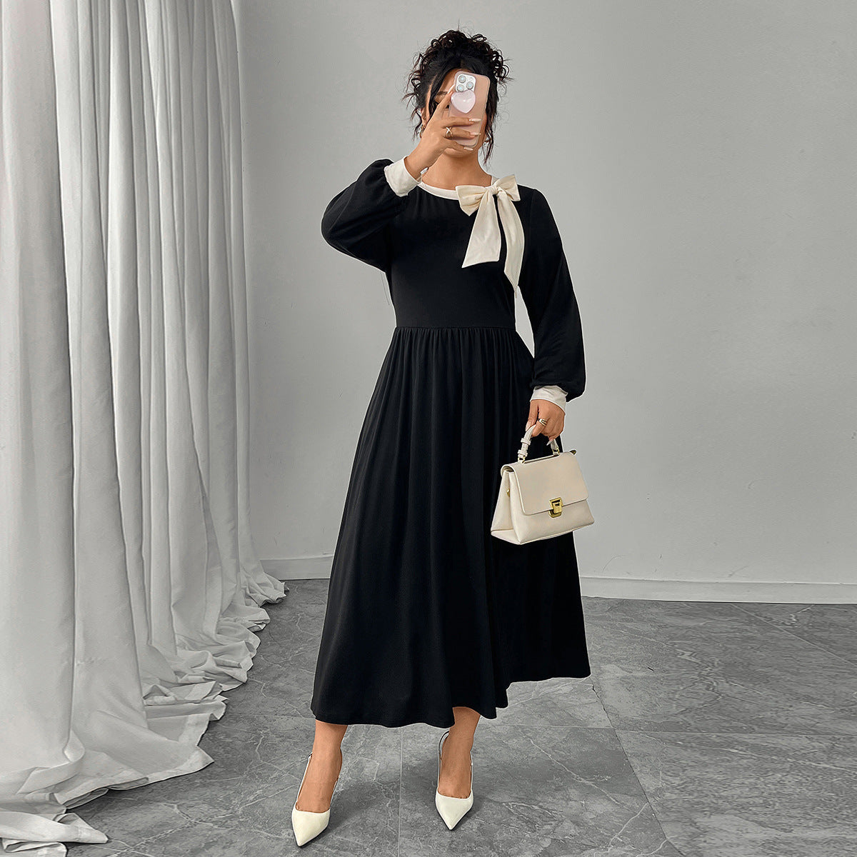 Hepburn Bow Dress