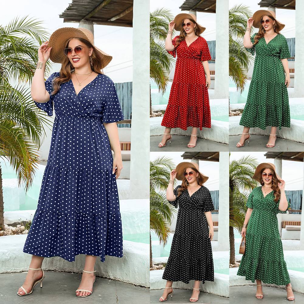 Polka Dot Casual Dress