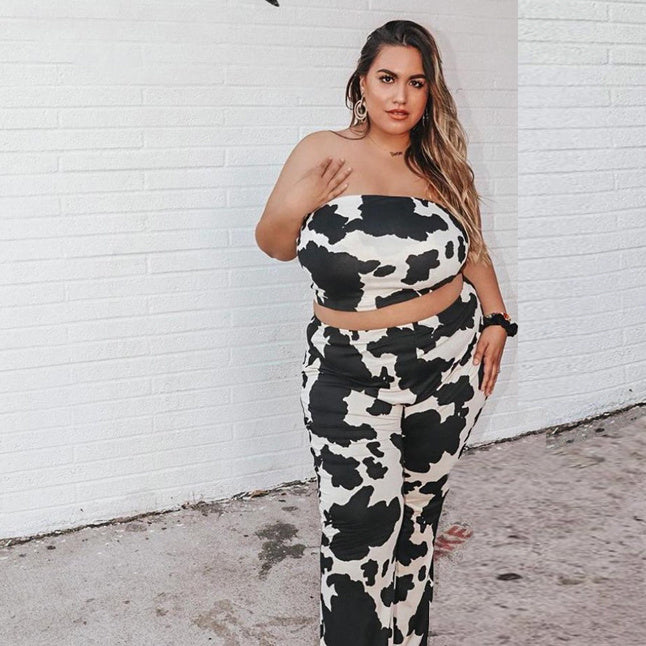Plus Size Two-piece Suit
