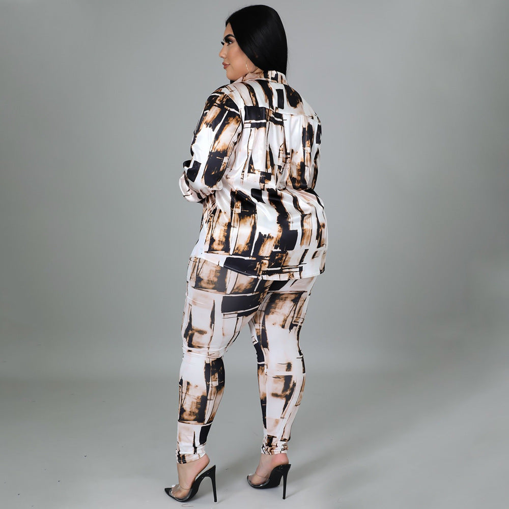 Glossy Glam Two-Piece Set