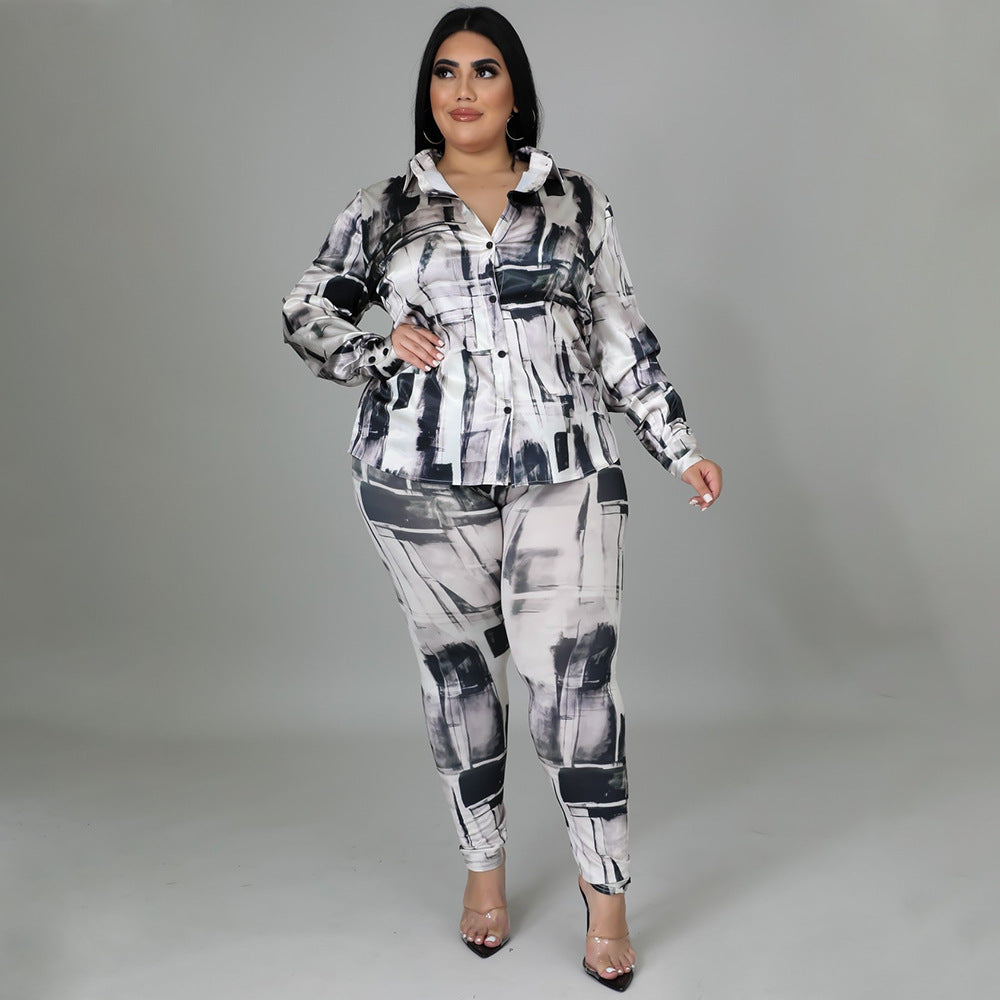 Glossy Glam Two-Piece Set