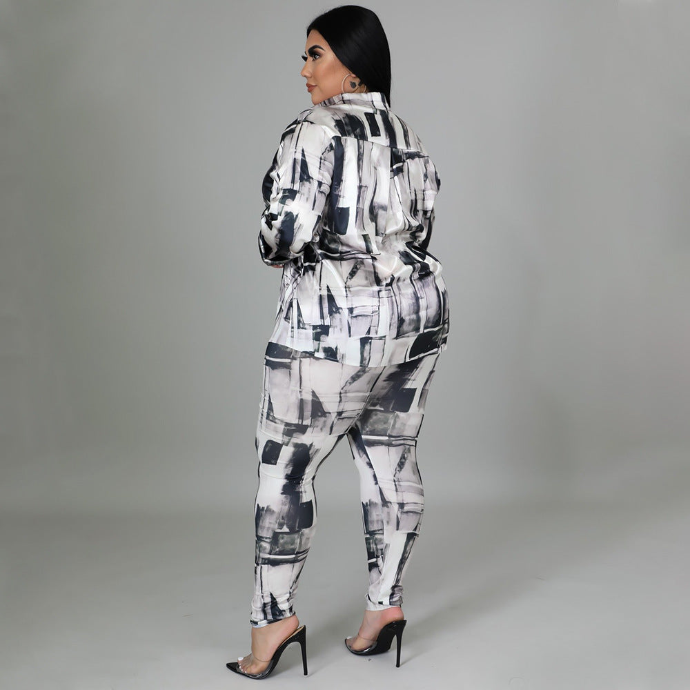 Glossy Glam Two-Piece Set