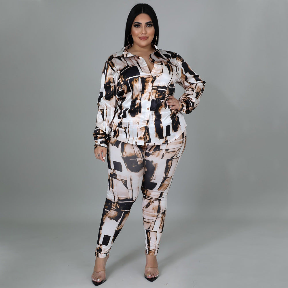 Glossy Glam Two-Piece Set
