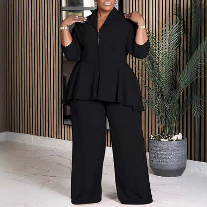 Asymmetric Two Piece Set