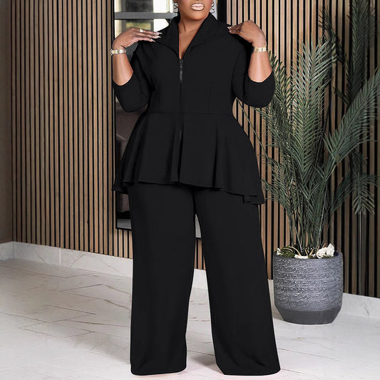Asymmetric Two Piece Set
