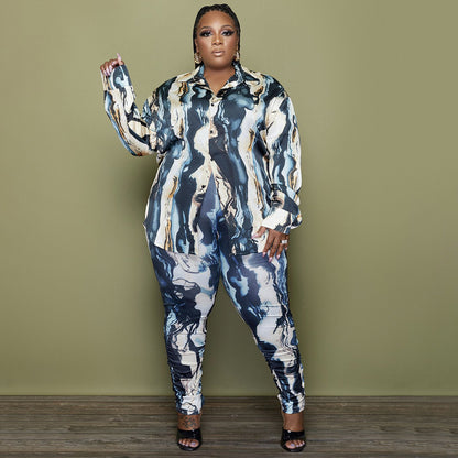 Glossy Glam Two-Piece Set